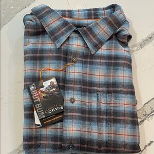 Orvis Multicolor Plaid Casual Shirt